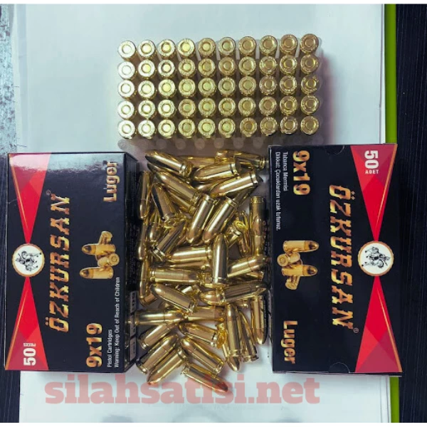 9mm Özkursan Mermi  500 Adet